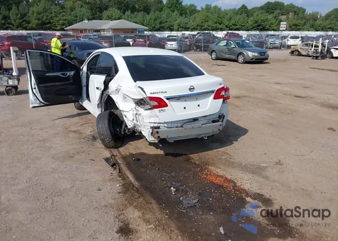 2015 Nissan Sentra Fe+ S/S/Sl/Sr/Sv from USA, damaged, VIN 3N1AB7AP6FY271892